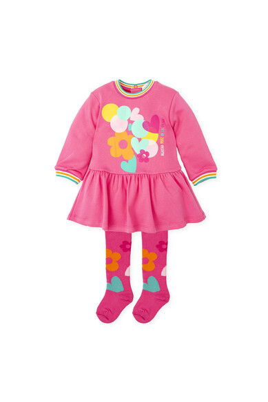 Agatha ruiz de la prada VESTIDO FUCSIA ICONOS COLORES Solo hoy