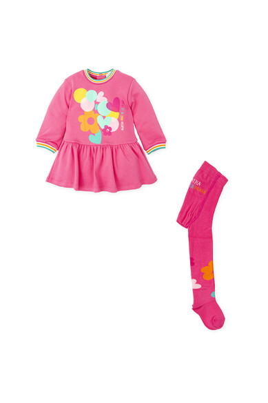 Agatha ruiz de la prada VESTIDO FUCSIA ICONOS COLORES Solo hoy