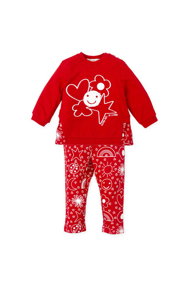 Agatha ruiz de la prada CONJTO ROJO ICONOS BLANCO Liquidación