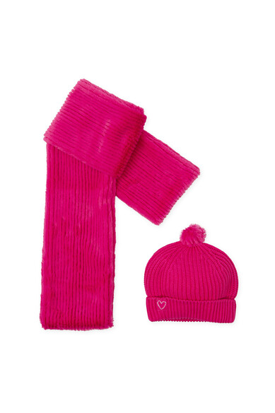 Agatha ruiz de la prada GORRO+BUFANDA FUCSIA