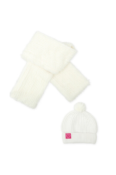 Agatha ruiz de la prada GORRO+BUFANDA BLANCO