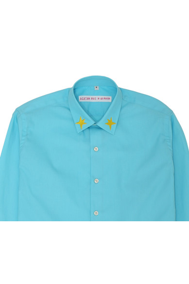 Agatha ruiz de la prada CAMISA HOMBRE AZUL Ofertas especiales