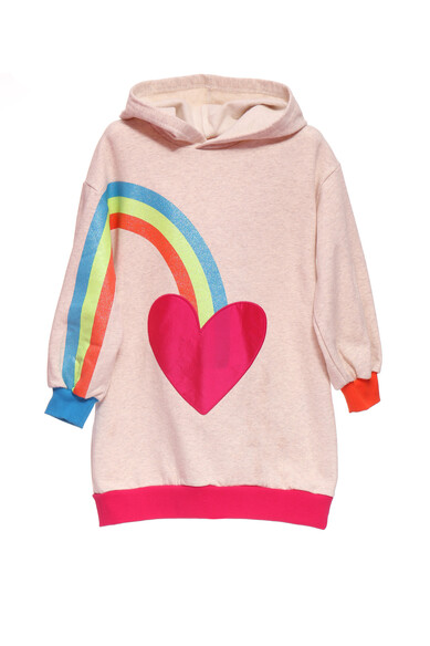 Agatha ruiz de la prada VESTIDO CAPUCHA CORAZON ARCOIRIS Ofertas