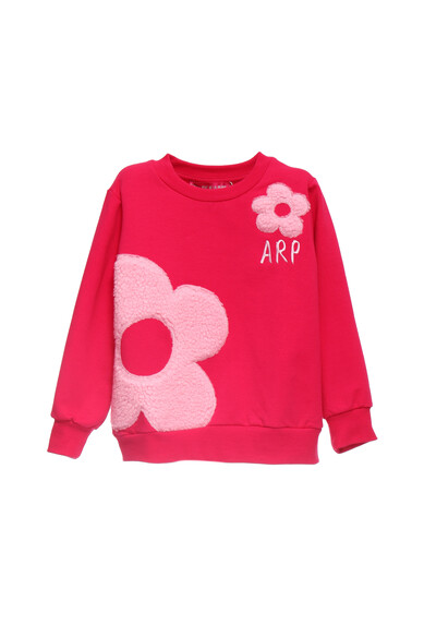 Agatha ruiz de la prada SUDADERA FUCSIA FLORES ROSAS Oferta especial