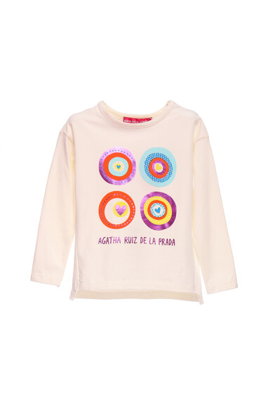 Agatha ruiz de la prada CAMISETA BLANCO 4 CIRCULOS Oferta especial de fábrica