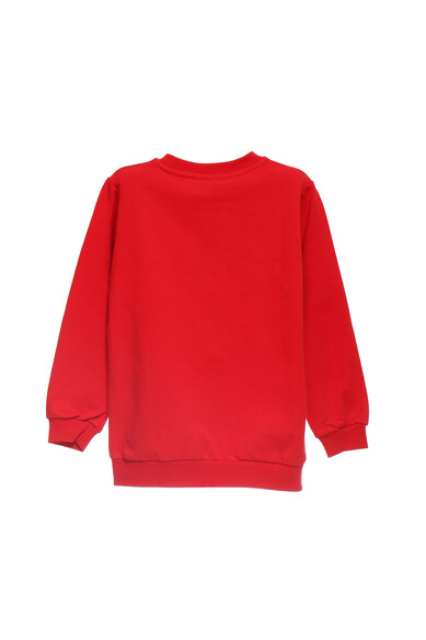 Agatha ruiz de la prada SUDADERA ROJA CORAZON FUCSIA