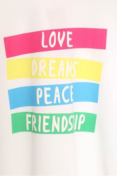 Agatha ruiz de la prada CAMISETA PALABRAS COLORES Venta caliente
