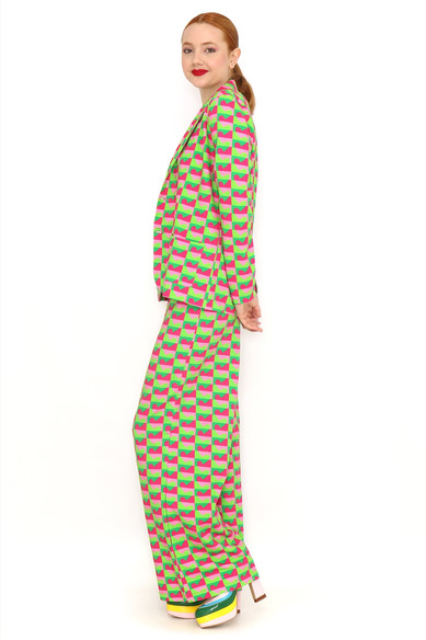 Agatha ruiz de la prada AMERICANA CORAZONES ROSAS VERDES Rebajas de fábrica
