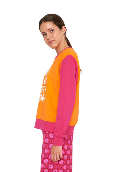 Agatha ruiz de la prada SUDADERA ARP NARANJA