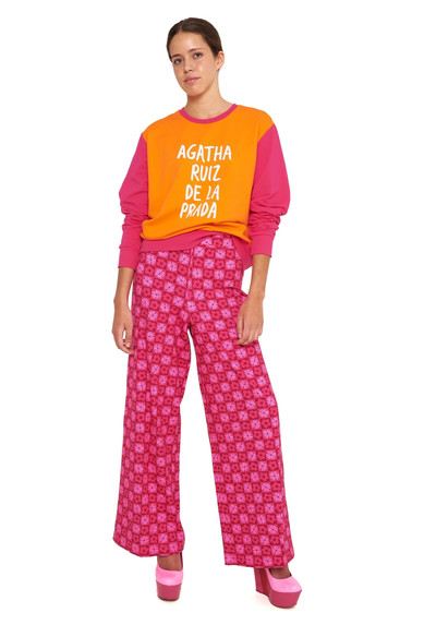 Agatha ruiz de la prada SUDADERA ARP NARANJA Rebajas online