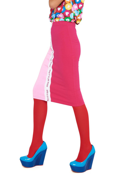 Agatha ruiz de la prada FALDA BICOLOR ROSA/FUCSIA ÚLTIMAS EDICIONES