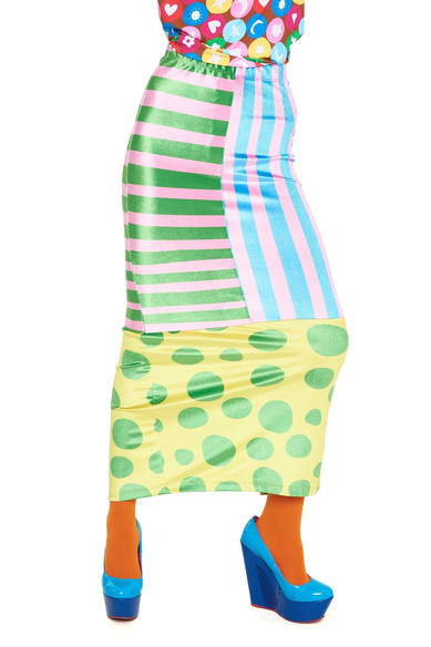 Agatha ruiz de la prada FALDA LARGA TOPOS/RAYAS Precio de fábrica