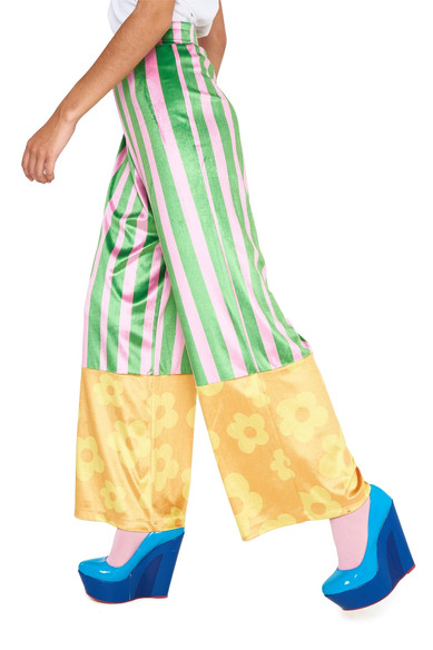 Agatha ruiz de la prada PANTALON RAYAS/FLORES Promoción por tiempo limitado