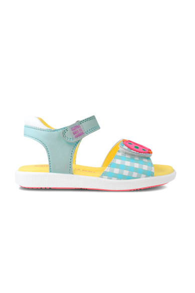 Agatha ruiz de la prada SANDALIA VICHY AZUL Superdescuento