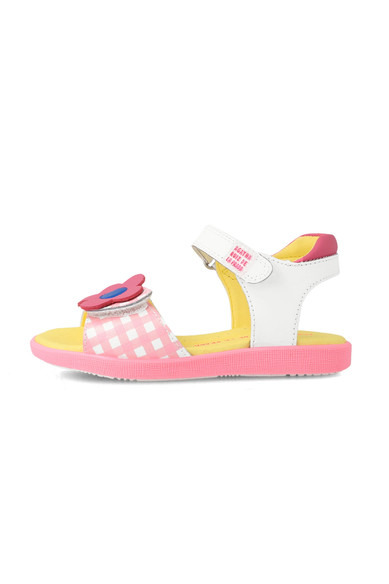 Agatha ruiz de la prada SANDALIA VICHY BLANCO Grandes descuentos