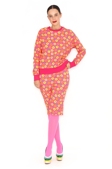 Agatha ruiz de la prada SUDADERA FLORES NARANJA Precios de Black Friday