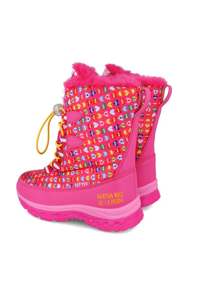 Agatha ruiz de la prada BOTA APRES-SKI ESTAMPADAS FUCSIA Último día