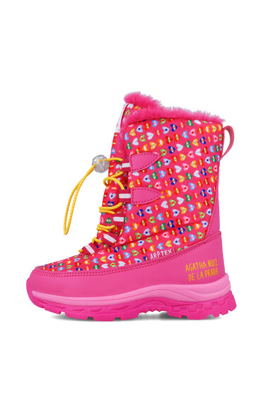 Agatha ruiz de la prada BOTA APRES-SKI ESTAMPADAS FUCSIA Último día