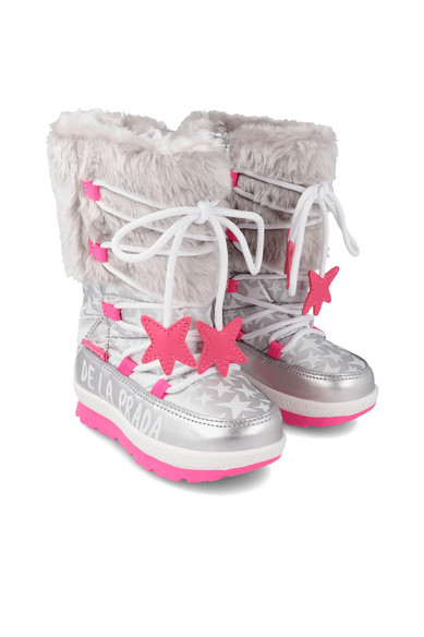 Agatha ruiz de la prada BOTA APRES-SKI ESTRELLAS PLATEADAS Precio de fábrica