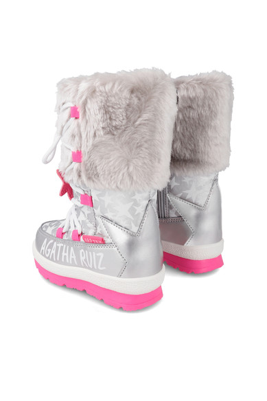 Agatha ruiz de la prada BOTA APRES-SKI ESTRELLAS PLATEADAS Precio de fábrica