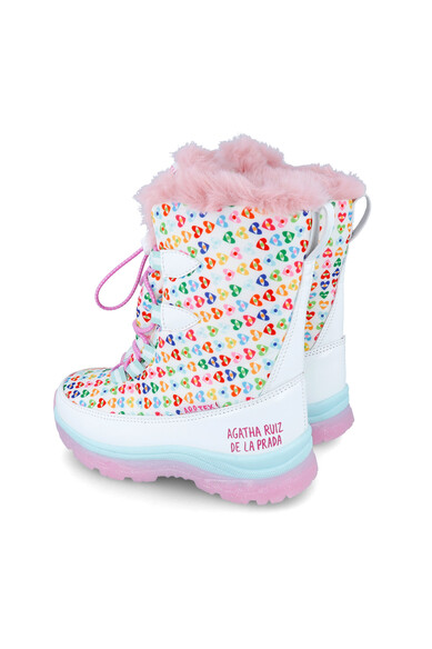 Agatha ruiz de la prada BOTA APRES-SKI ESTAMPADAS BLANCO Promoción por tiempo limitado
