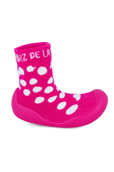 Agatha ruiz de la prada CALCETIN LYCRA TOPOS FUCSIA Grandes descuentos