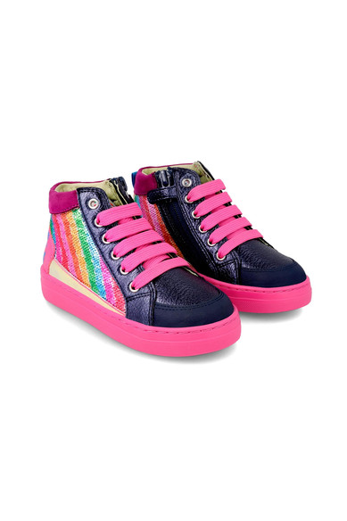 Agatha ruiz de la prada BOTIN ARCOIRIS AZULES