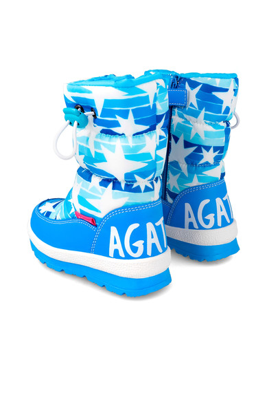 Agatha ruiz de la prada BOTA APRESKI ESTRELLAS AZUL Envío internacional gratuito