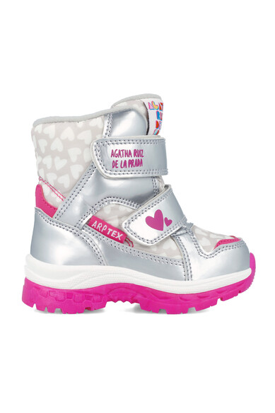 Agatha ruiz de la prada BOTA APRESKI PLATEADA ARP Ahorra y exporta