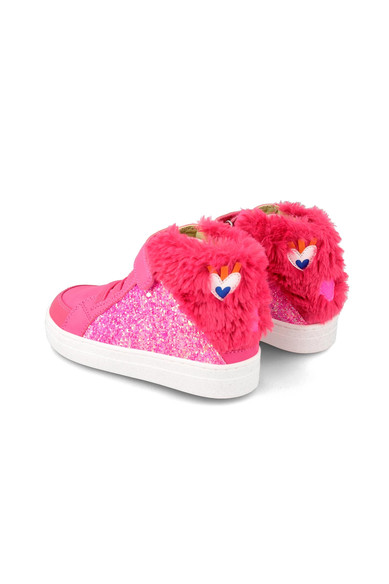 Agatha ruiz de la prada BOTIN GLITTER PELO FUCSIA Oferta exclusiva