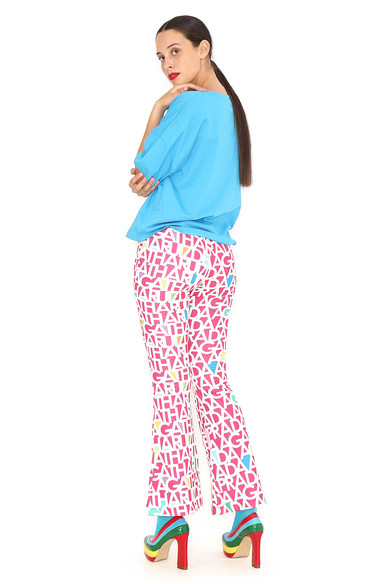 Agatha ruiz de la prada PANTALON FUCSIA LETRAS BLANCAS Los más vendidos