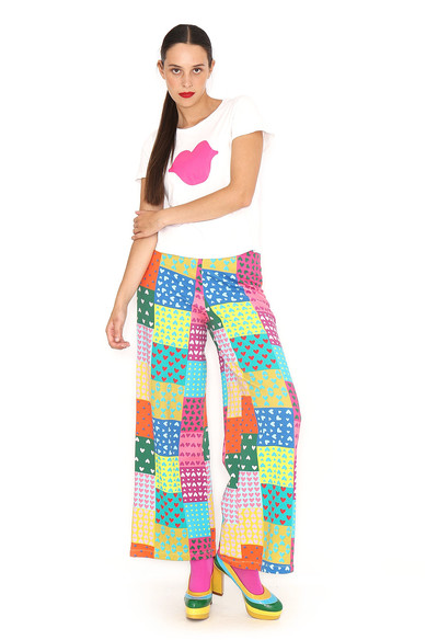 Agatha ruiz de la prada PANTALON PATCHWORK Ventas relámpago