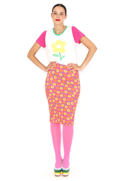 Agatha ruiz de la prada FALDA LAPIZ FLORES Tienda
