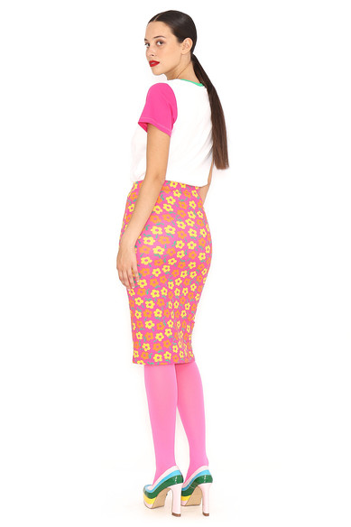 Agatha ruiz de la prada FALDA LAPIZ FLORES Tienda