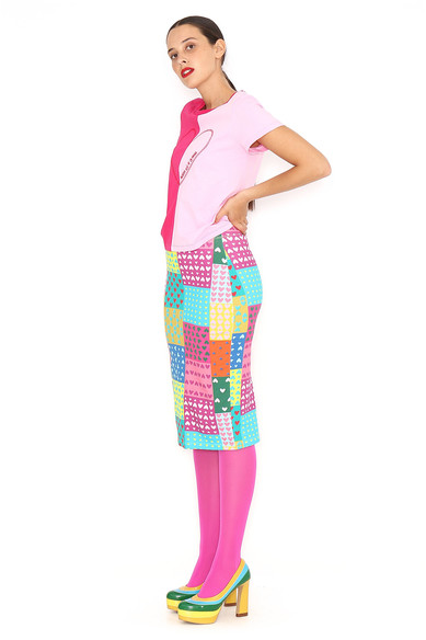 Agatha ruiz de la prada FALDA LAPIZ PATCHWORK Rebajas online