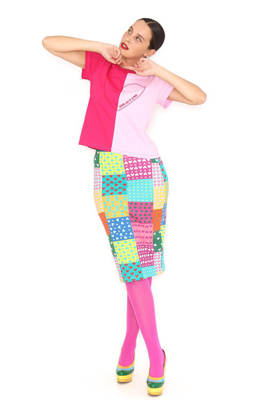 Agatha ruiz de la prada FALDA LAPIZ PATCHWORK Rebajas online