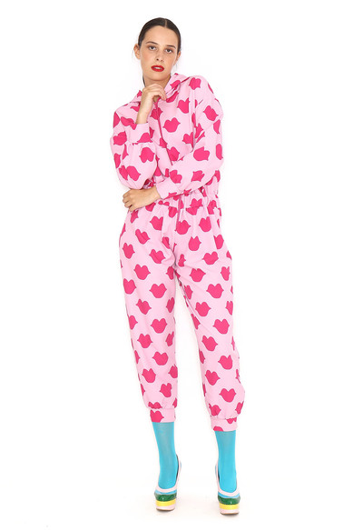 Agatha ruiz de la prada MONO CAPUCHA BESOS Rebajas top