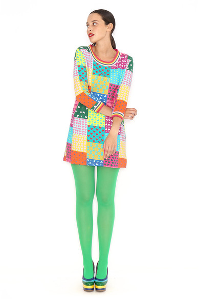 Agatha ruiz de la prada VESTIDO MUTICOLOR PATCHWORK Envío gratis