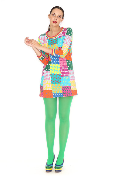 Agatha ruiz de la prada VESTIDO MUTICOLOR PATCHWORK Envío gratis