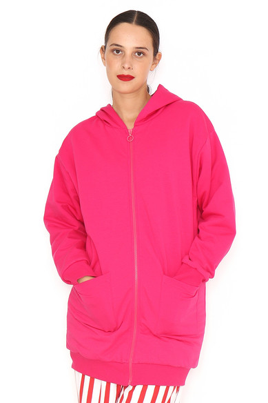 Agatha ruiz de la prada CHAQUETA LARGA FUCSIA ÚLTIMAS EDICIONES