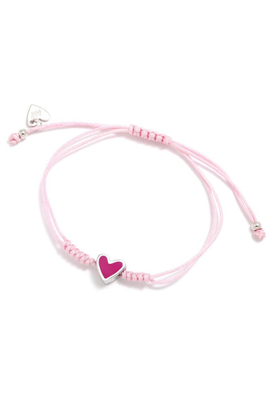 Agatha ruiz de la prada PULSERA CORDON KILO CORAZON FUCSIA