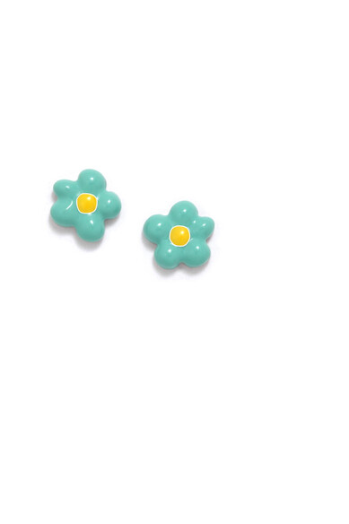 Agatha ruiz de la prada PENDIENTES CHARM FLOR TURQUESA Promoción trimestral