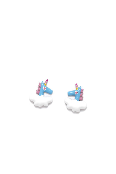 Agatha ruiz de la prada PENDIENTES CHARM UNICORNIO AZUL En oferta