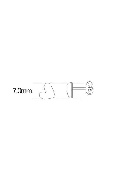 Agatha ruiz de la prada PENDIENTES CHARM CORAZON PLATA PEQ Última moda