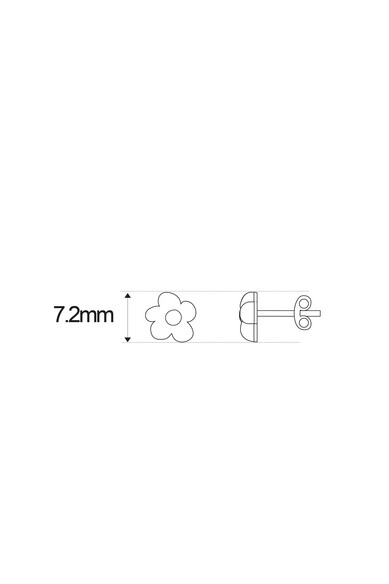Agatha ruiz de la prada PENDIENTES CHARM FLOR PLATA Ofertas de temporada