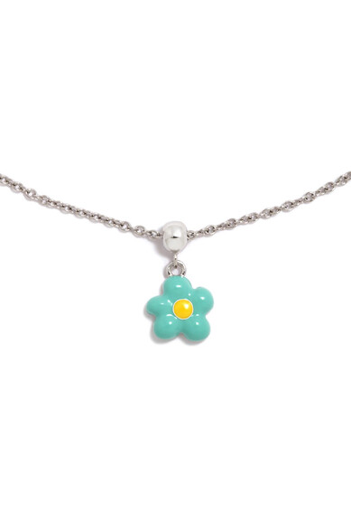 Agatha ruiz de la prada CHARM FLOR TURQUESA SIN CADENA Venta caliente