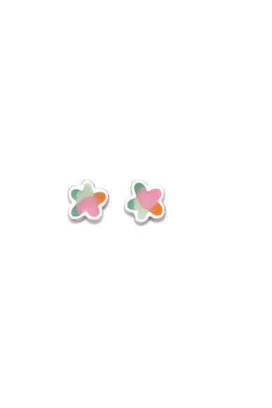 Agatha ruiz de la prada PENDIENTE FLOR PASTELES AQUA
