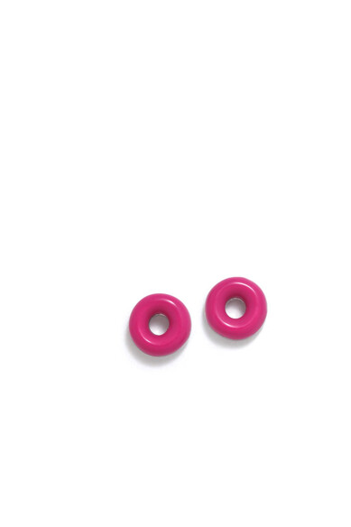 Agatha ruiz de la prada PENDIENTES DONUT FUCSIA Envío gratis