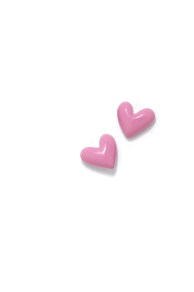 Agatha ruiz de la prada PENDIENTES CHARM CORAZON ROSA Descuentos del mes