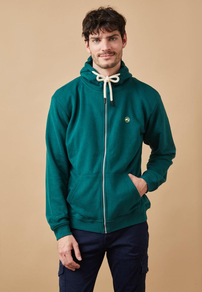 Altonadock Sudadera Cremallera Verde Venta caliente